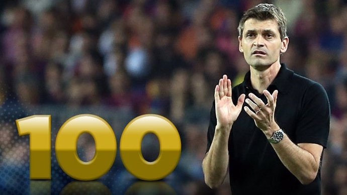 El entrenador del FC Barcelona, Tito Vilanova, llega a los 100 días