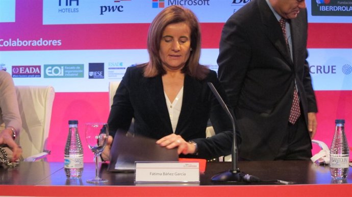 Ministra de Empleo, Fátima Báñez