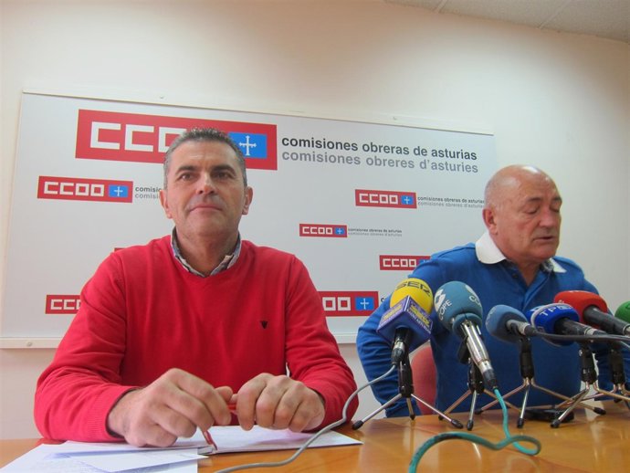 García (izquierda) y Montes, durante la rueda de prensa.