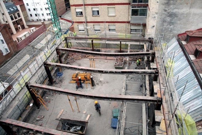 Imagen de la planta tercera, vista desde la séptima del edificio de Ordoño II