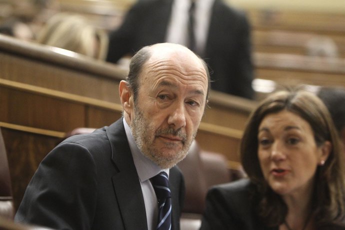 El secretario general del PSOE Alfredo Pérez Rubalcaba