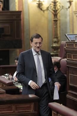 Mariano Rajoy habla en el congreso de los Diputados