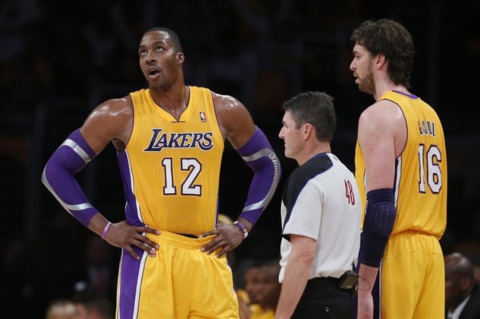 Dwight Howard y Pau Gasol (Los Angeles Lakers)