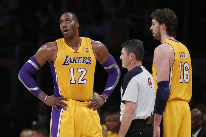 Dwight Howard y Pau Gasol (Los Angeles Lakers)