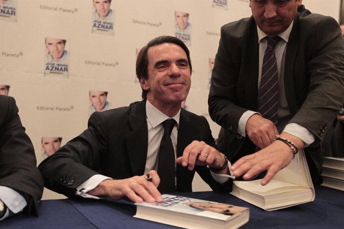 Aznar en la presentación de su libro