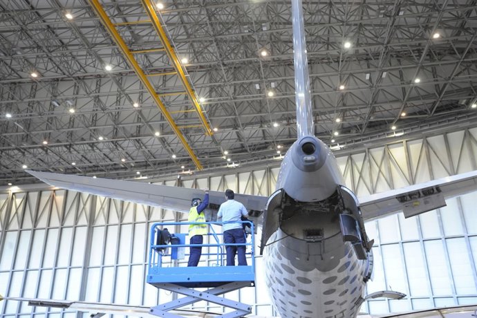 Hangar de Iberia en El Prat