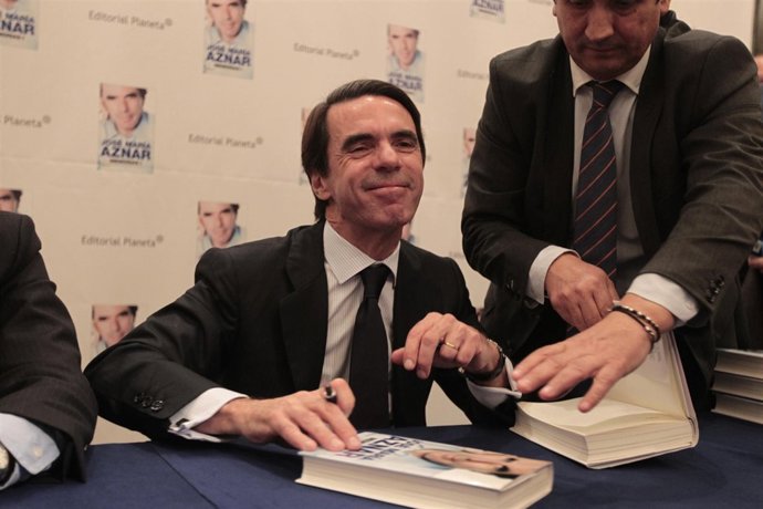 Aznar en la presentación de su libro