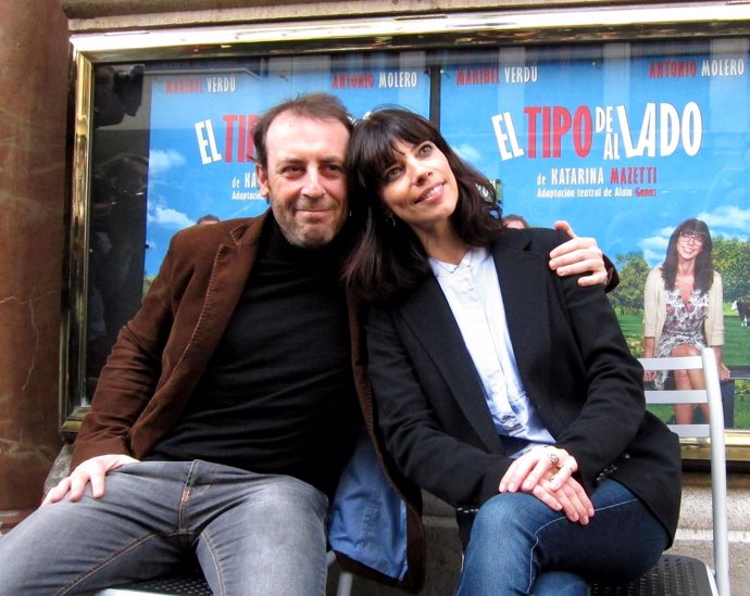 Antonio Molero y Maribel Verdú en 'El tipo de al lado' en el Olympia