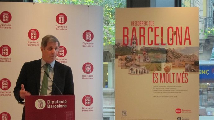 Alberto Fernández Díaz en la presentación de la campaña 'Barcelona es mucho más'