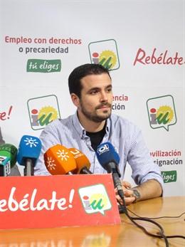 Alberto Garzón, diputado de IU en el Congreso