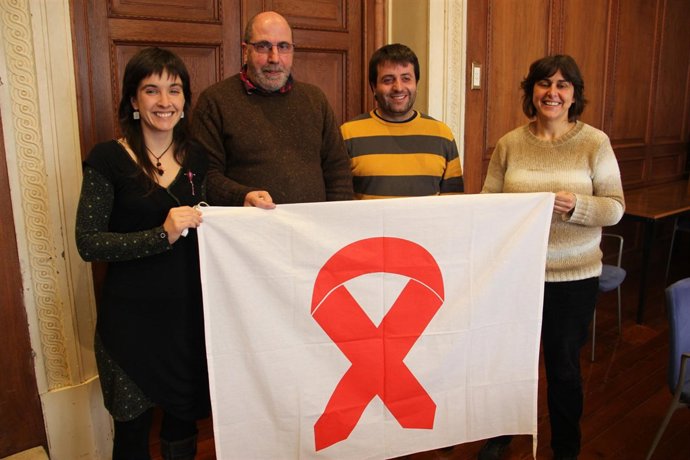 Presentación día del Sida en San Sebastián