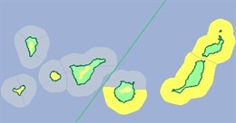 Aviso Amarillo en Canarias