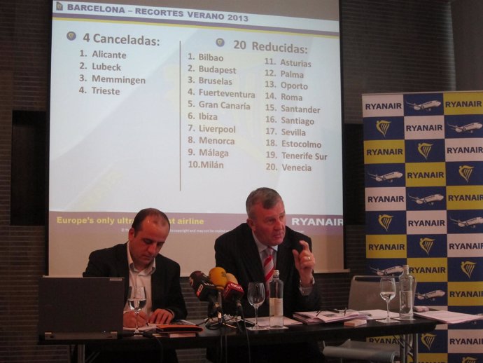 El vicepresidente de Ryanair, Michael Cawley