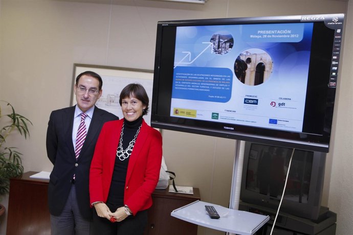 Javier González de Lara  y Marta Rueda