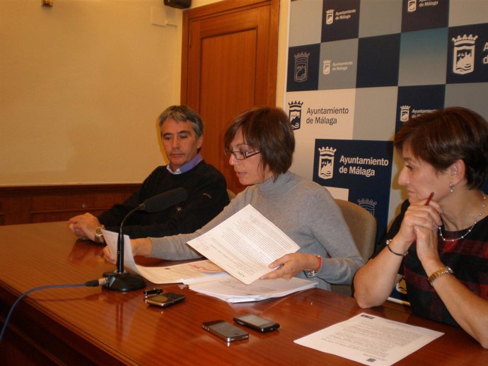 María Gámez, en rueda de prensa.