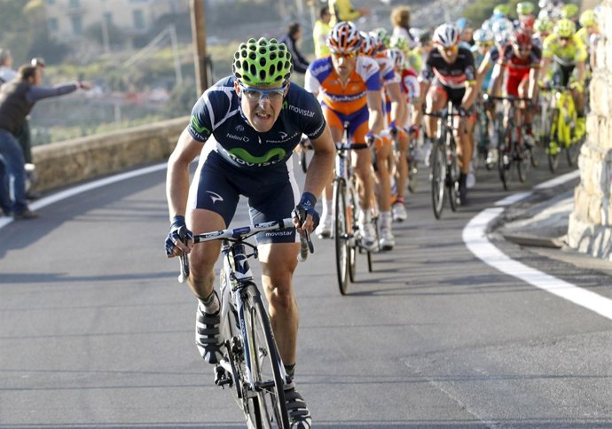 Angel Madrazo, Del Movistar, En La Milán-San Remo