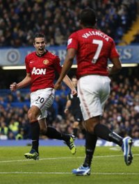 Fútbol/Premier.- (Crónica) United y City cumplen y mantienen viva la pelea por el título 