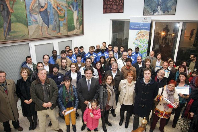 Galardonados con los premios del Certamen Humanidad y Medio