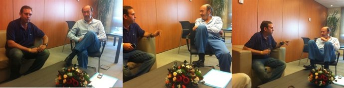 José Antonio Rodríguez Salas, Alcalde De Jun, Con Pérez Rubalcaba