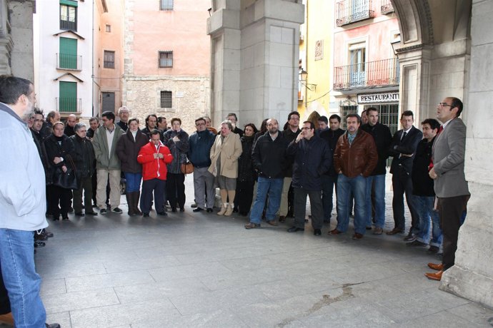 Concentración de apoyo a los trabajadores