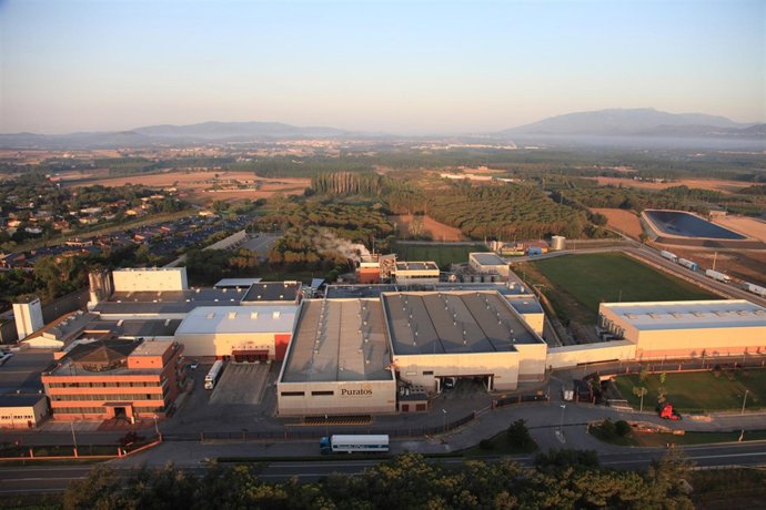 Vista aérea de la planta Puratos
