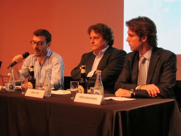 Albert Castellon (Moritz), E.Ticó (FGC) y Pere Soler-Roig (Audi)