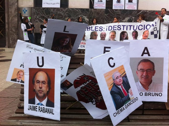 Manifestación de médicos