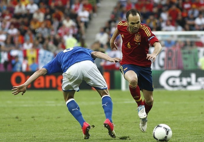 Andres Iniesta España Italia