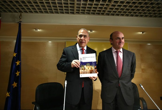 Angel Gurría y Luis de Guindos