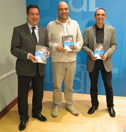 Desde la izquierda: Juan Baustista Roselló, Juli Alandes y Josep Gregori