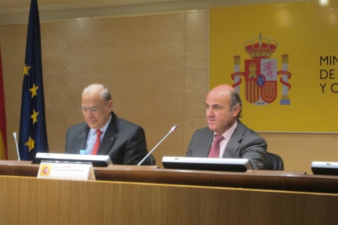 Luis de Guindos y Angel Gurría