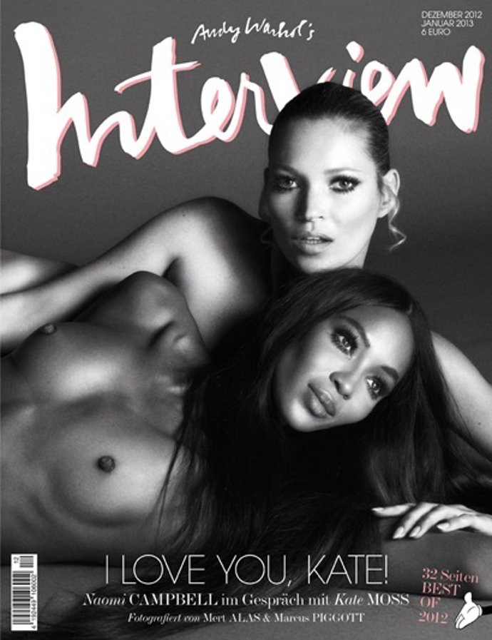 Portada Kate Moss y Naomi Campbell
