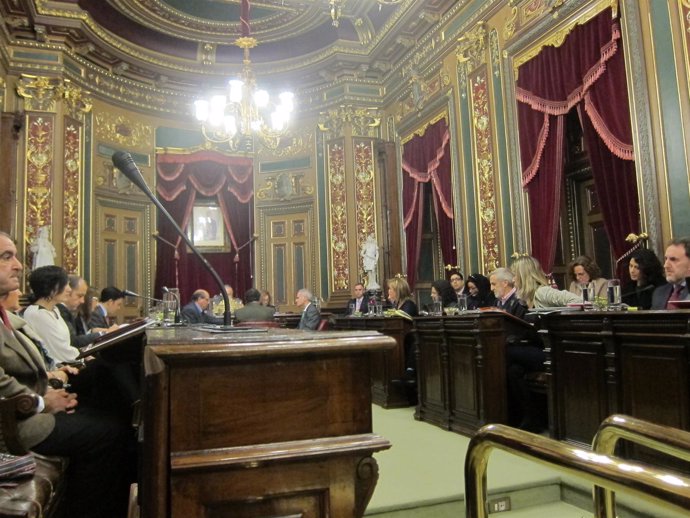 Sesión plenaria del Ayuntamiento de Bilbao.