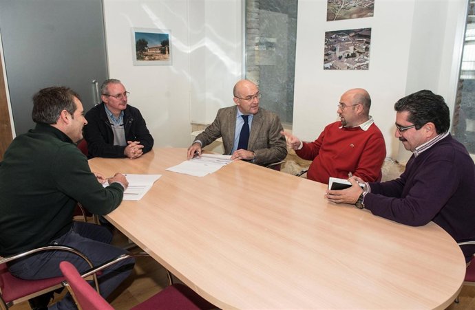 Visita del presidente de la Diputación a Casasola