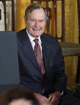 El expresidente de Estados Unidos George H.W. Bush 