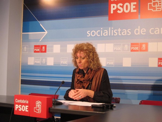 La secretaria general del PSC-PSOE, Eva Díaz Tezanos