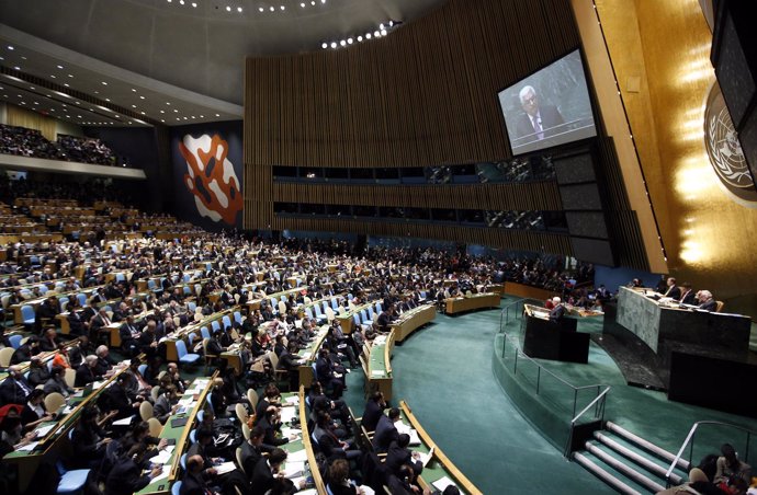 Mahmoud Abbas en la ONU