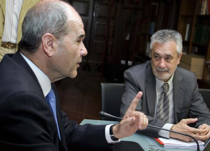Manuel Chaves y  José Antonio Griñán