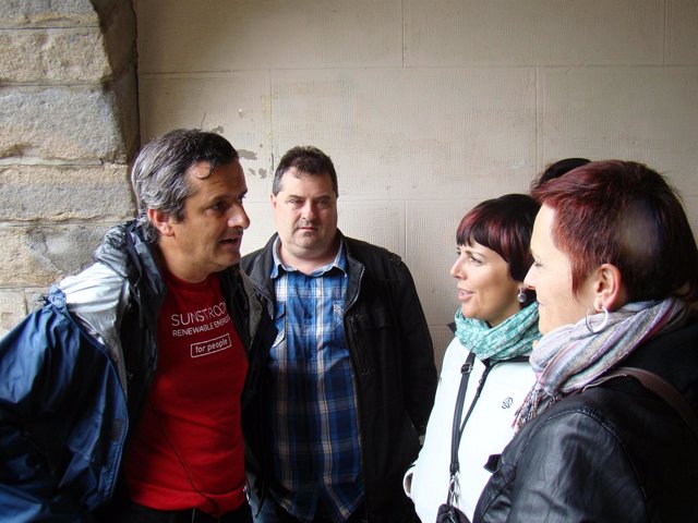 A la izquierda, Guillermo Nagore Frauce.