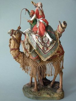 Figura del montaje navideño que exhibirá el Torreón