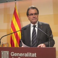 El presidente de la Generalitat, Artur Mas