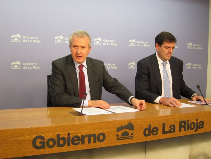 El portavoz del Gobierno, Emilio del Río y el consejero de Agricultura