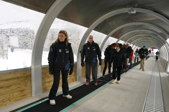 El consejero de Cultura y Deporte, Luciano Alonso, visita Sierra Nevada