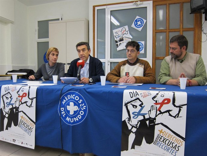 Rueda De Prensa Contra El Sida