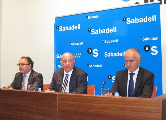 José Oliu, Miguel Montes y Jaume Guardiola