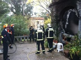 Extinción del incendio.