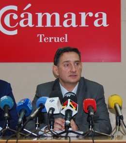 El presidente de la Cámara de Comercio de Teruel, Jesús Blasco.