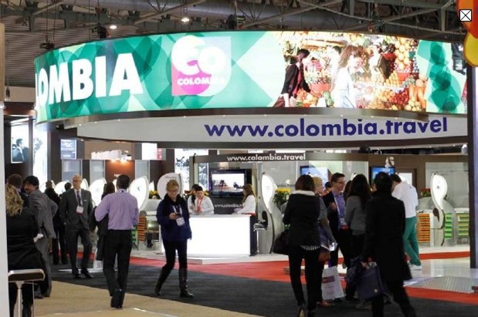 Stand Colombia en la EIBTM