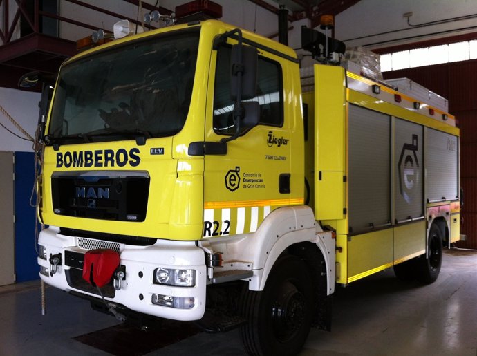 Camión de bomberos del Consorcio de Emergencias de Gran Canaria 
