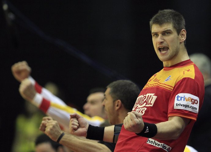 Julen Aginagalde con la selección española